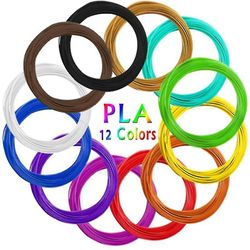 12 ruller pla filament for 3d penn filament 12 farger 3 meter diameter 1,75mm plastfilament for 3d penn 3d skriver penn