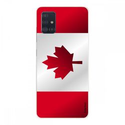 Crazy Kase Skrog til Samsung Galaxy A51 i blød silikone, canadisk flag