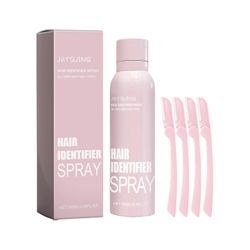 Hiusten tunnistesuihke kasvojen parranajoon, Face Hair Identifier Spray, Skin Dermaplaning Spray kasvoille, kosteuttava ja ihoa hoitava dermaplaner...
