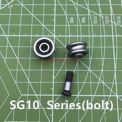 Ankomst Sg10 4x13x6 Rille bærende stål remskive Kuglelejer Track Guide Roller Deep