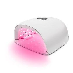 Oppladbar neglelampe 86w rødt lys gel polsk tørketrommel trådløs neglegel kurere lys manikyr lamper trådløs spiker uv ledet Lamp_s Hvit