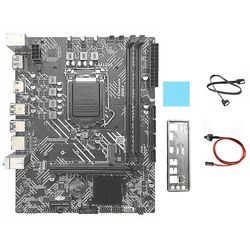 H510 Mboard + SATA-kabel + baffel + Pad A1200 DDR4 Gigabit Lan Pcie 16x For i3 I5 I7 10/11