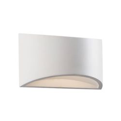 Endon Collection Lighting Toko 1 lys indendørs væg lys hvid gips