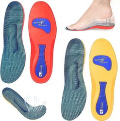 2 paria Norelie-pohjalliset, Norelie ortopediset pohjalliset kaaritueksi, mukavat ortopediset pohjalliset työkenkiin, urheilukengät Size 35-36