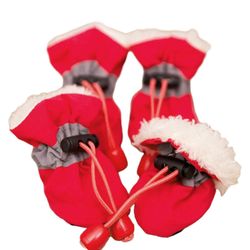 Koiran sadesaapikkaat tassusuoja liukastumista estävä koiran kengät ulkoilukengät pennun vedenpitävät jalkasuojat sadepäivälle punainen XXXL