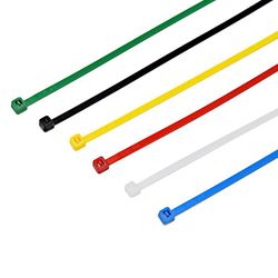 100Pcs/set selvlåsende nylon kabel bånd 3inch 100pcs 4 farve plast lynlås slips £ 18 sort wire bindestryg ul certificeret Grøn 3x150