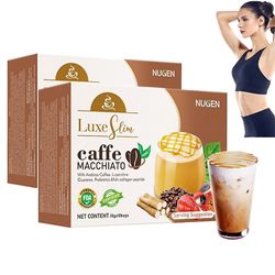 1-3Pack Luxe Slim Caffee MACCHIATO med kollagen och L-glutation, 10 påsar 2Pack-20pcs