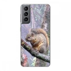 Crazy Kase Skrog til Samsung Galaxy S21 5g silikone fleksibel 1 mm, egern