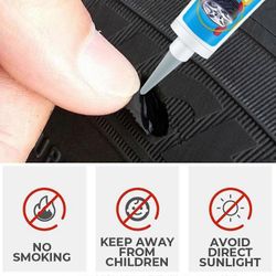 Kumirenkaiden korjaus Liimakorjaus Renkaan halkeamat Kevyt Helppo käyttö Kannettava Vahva Liima