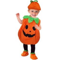 Liltop Toddler Baby Pumpkin Kostume Party Fancy Kjole Thanksgiving Outfit Orange 2-3 Years