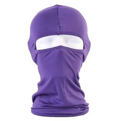 Varychmoo Ski Balaclava Fuld ansigtsmasker Cykler Motorcykel Hjelm Snood Hals Varmere Lilla