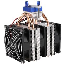 1 kpl termosähköinen jäähdytin puolijohdejäähdytys peltier jäähdytin ilman jäähdytyspatteri vesi chi Kuten