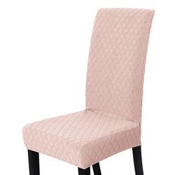 Stolebetræk 1 stk. Spisestol slipcovers Stretch Chair Cover Universal vaskbar aftageligt slipcover til spisestue kontor Hotel bryllup (1 stykker