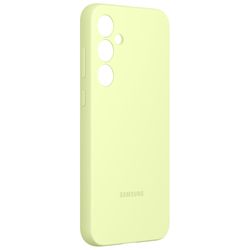 Samsung Kotelo Galaxy A55 Soft-touch silikonille Vert Citron