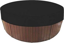 Pyöreä ulkokylpyamme vedenpitävä ja pölytiivis kansi 200X30cm (musta) 1kpl