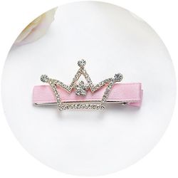 Børns dæk Krone Tegneserie Legering Hårnål Prinsesse Baby Hårklemme Fortjener Hoved Klud Klip Hårklemme Acessorio De Cabelo T