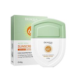 Bioaoua Aloe Vera solkrem Anti-uv forfriskende ikke-fet solkrem 1pc