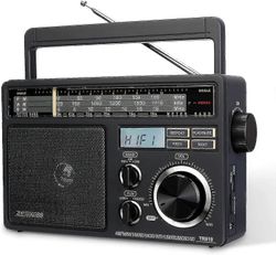 am fm -radio, kannettava lyhytaaltoradio, tuki usb, sd / tf-kortti, kuulokeliitännällä, vaihtovirralla tai paristokäyttöisellä, sopii eläkeläisille...