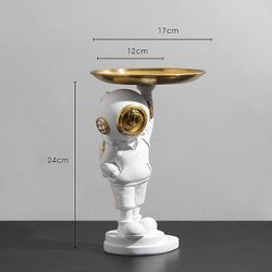 Fantasia Nordic Diving Astronaut Ornaments Veranda Key Opbevaring Stue Tv Kabinet Desktop Home Creative Soft Dekorationer Golden