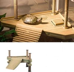 Turtle Platform Aquarium -lisävaruste - 1 kpl matelijakilpikonna-sammakon kelluva alusta, akvaario-lepoalusta, säiliön lisävaruste