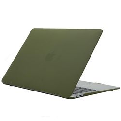 JVY Cream Style Laptop Plast beskyttende sag til MacBook Pro 15.4 tommer (2019)(Grøn)