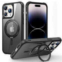 IPhone 12 Pro Max -kotelo, yhteensopiva MagSafen kanssa, naarmuuntumaton takaosa, koko kehon pudotussuojattu puskuripuhelinkotelo Iphone 12 Pro Max...