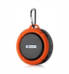 Ruili Vandtæt Bluetooth-højttaler med mikrofon orange