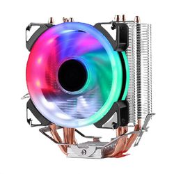 CPU-kjøler Dual Tower RGB-vifter for AMD Intel Single Tower 1-vifte