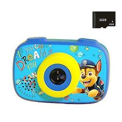 Coosilo 1080p Børns Digitale Kamera, HD Kids Kamera blå