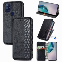 Kompatibel med Oneplus N10 5g Flip Case Etui Vintage Wallet Flip Cover med magnetisk lukning Coque - Blå sort