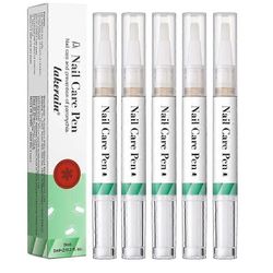 1-5 kpl hoitokynä sormen manikyyreihin ravitseva kynä kynsinauhaöljy kynä vahvistava kasvuöljy kynsien hoitoon 5pcs