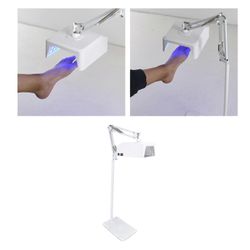 UV LED-kynsilamppu 48W 365nm 395nm 39LEDs Pyörivä kynsienkuivauslamppu pedikyyrityökalu ajastimella jalkakynsien geelilakka kovettuva EU-pistoke