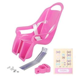 Ainutlaatuinen nukke pyörä istuin tarroja Diy Tarra Tytöt Lapset Pyöräkoristeet Vaaleanpunainen