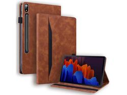 Bugu Taske til Samsung Galaxy Tab S7 / Galaxy Tab S8 Brown