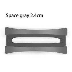 Aluminium Plassbesparende bærbar PC Vertikalt stativ Skrivebord Oppreist holder Oppbevaring for Macbook Pro Air Retina For Apple Notebook Grå 2,4 cm