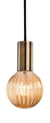 Firstlight Lighting Hudson 1 let loft vedhæng Antik messing, E27
