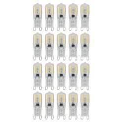 20 x g9 5w led-himmennettävä kapselilamppu korvaa lamput ac220-240v, lämmin valkoinen