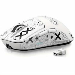 ATTACK SHARK X3 49g SUPERLIGHT -hiiri, PixArt PAW3395 -pelianturi, langaton / langallinen BT / 2.4G -pelihiiri, 6 säädettävää DPI jopa 26000, 200 t...