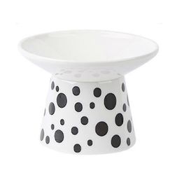 Tikuajgift Erittäin leveä korotettu kissanruokakulhopets-ruokakulho