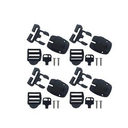 Tub Cover Hardware Clip Lock Kit Kestävä ja kulutusta kestävä klipsilukkosarja porealtaan kansille ja porealtaan kansille 4pcs