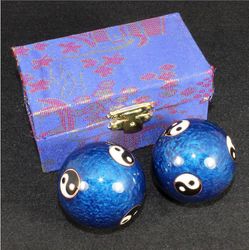 Ruili Kinesisk Health Ball Daily Øvelse Stress Relief Håndbold Terapi Massager Balls rød ding