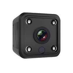 Mikasa Mini trådløst kamera med Audio Night Vision Sports 1080p HD Wifi Kamera (sort)