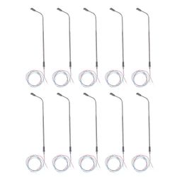 Winomo 10PCS-malli rautatiejunavalaisin ruostumaton teräs 1/150 rautatiemalli LED-valo 9X2cm