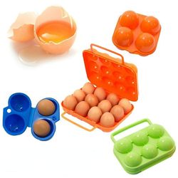 Æg Container Portable Egg Holder Camping Vandreture Picnic Bbq Æg Opbevaringskasser Travel Egg Carrier Two grid