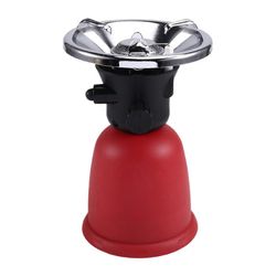 190g Euro Gas Tank Outdoor Camping Liesi Kahviliesi Säädettävä propaanikaasupoltin kalastusretkelle Punainen