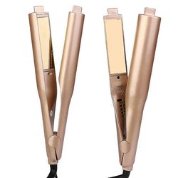 Coosilo Hår glatter, Styling - Guld, Titanium, Pro Keramisk Corn Roller