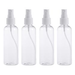 Toyvian 4 stk Mini reiseflasker Medisinsk sprayflaske Fin tåke Sprayflasker Fin tåke Mini Clear Spray Flasker Spray Bottle Emballasje 1