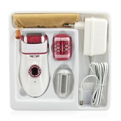 Zch 3in1 Kvinder Epilator Electric Razor rød