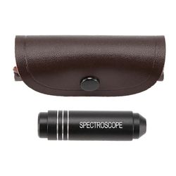 Tasku gemologinen spektroskooppidiffraktio halkaisijaltaan 18mm keskikokoinen jalokivikauppias jalokivityökalu Musta