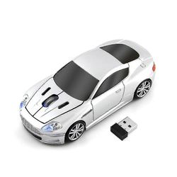 Aston Martin auto langaton hiiri 2.4g langaton hiiri kannettava tietokone tietokone urheilu auto hiiri hiiret ohjauspallot Hopeanhohtoinen
